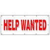 Signmission HELP WANTED BANNER SIGN now hiring interview application job position B-120 Help Wanted